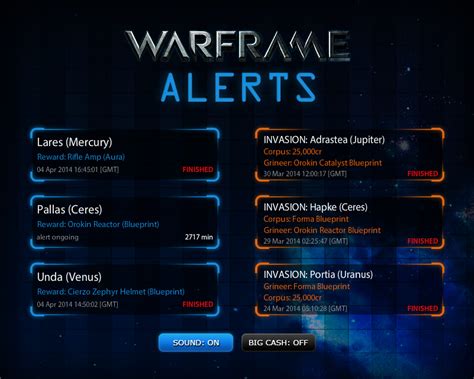 warframe alerts